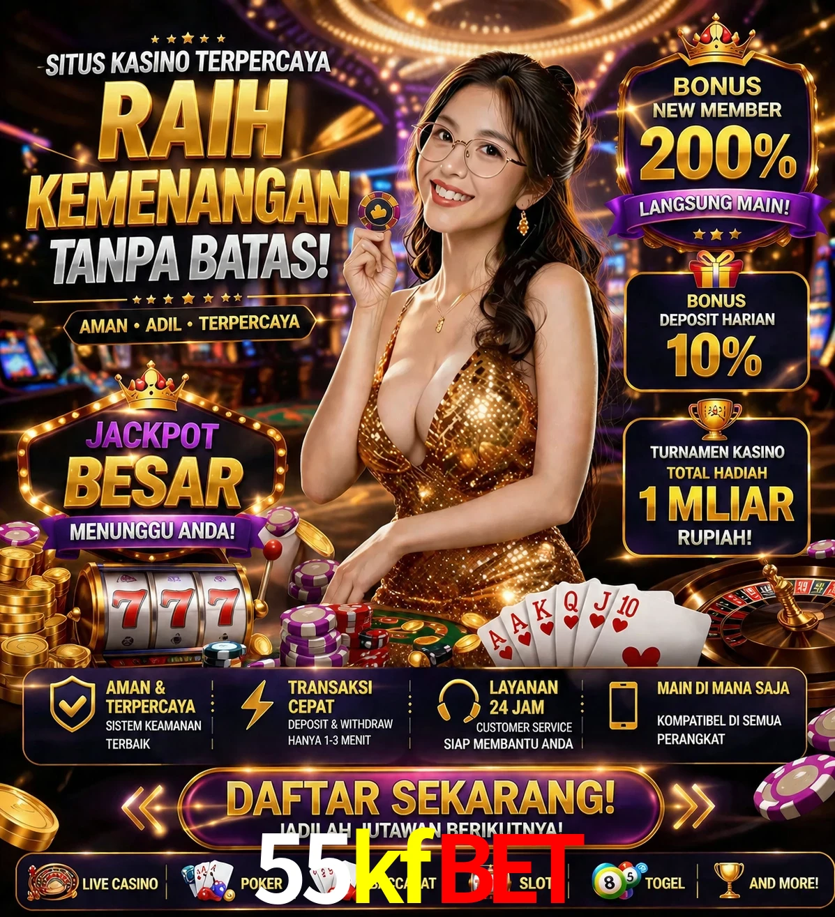 Roleta e blackjack 55kfbet